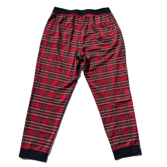 Tommy Hilfiger Red and Black Plaid Women’s Sweatpants - Picture 2 of 8